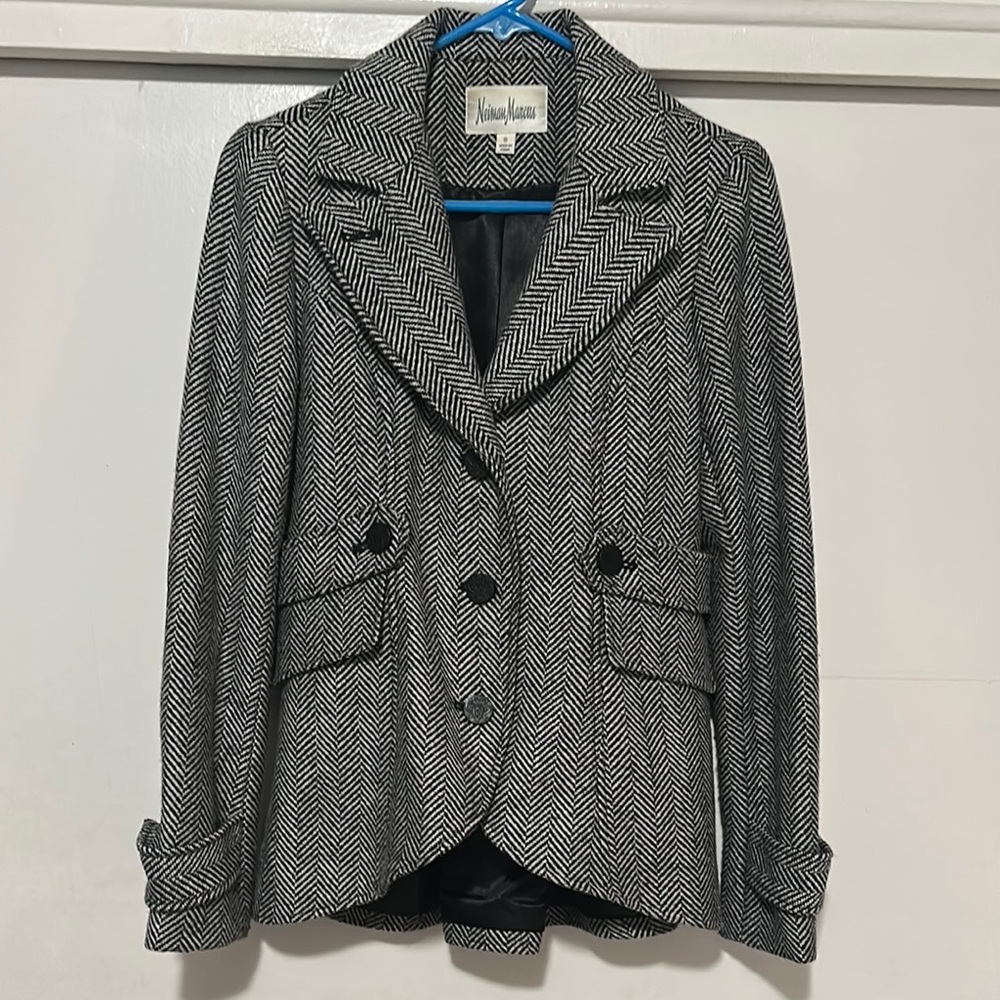 Neiman Marcus Black and White Women's Jacket